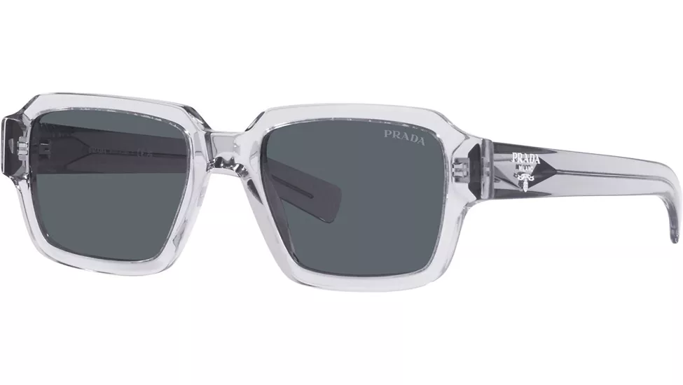Prada PR 02ZS (U430A9) 52 | Unisex Şeffaf Güneş Gözlüğü